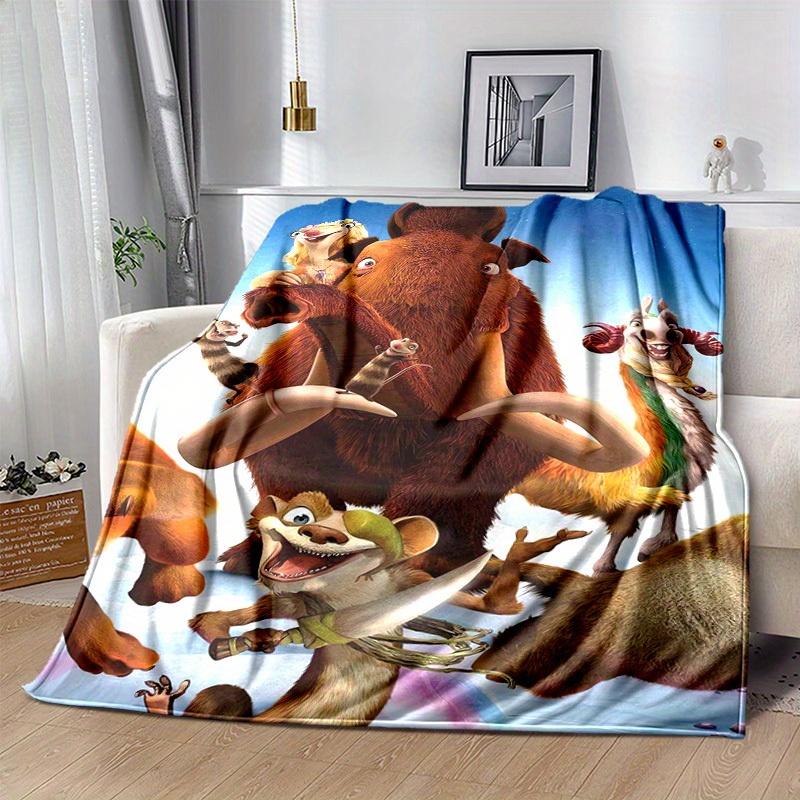 1 pezzo, Coperta Decorativa Casa Era Glaciale Perfetta per Divano, Camera da Letto, Soggiorno, Viaggio, Campeggio
