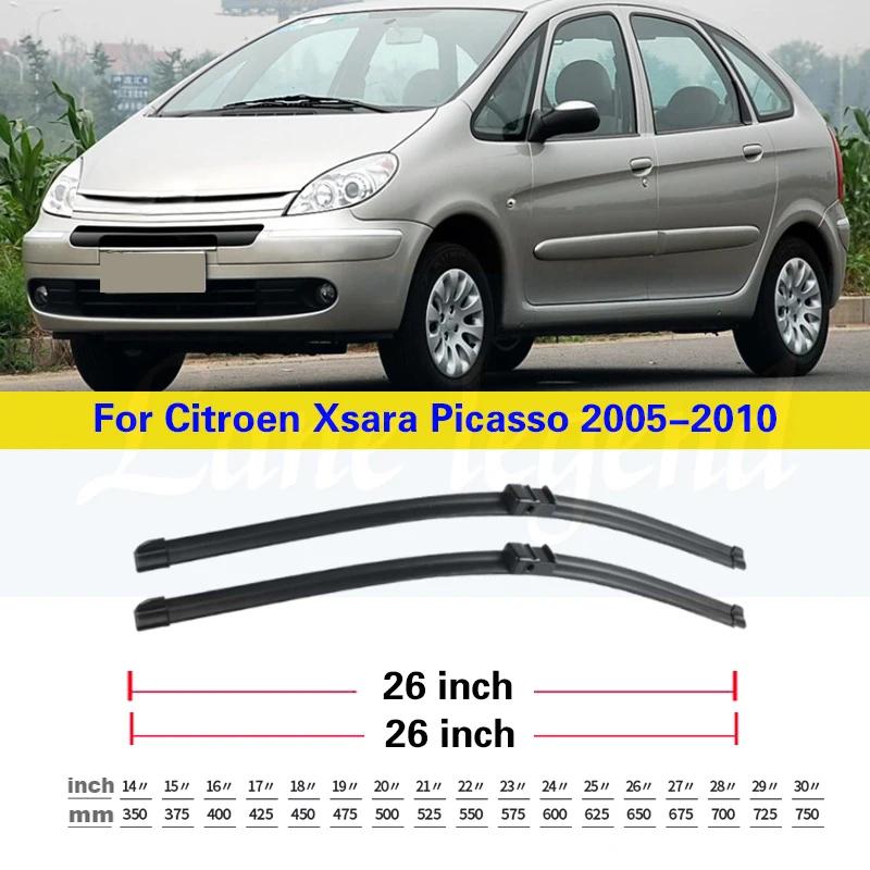 Wiper Front Rear Wiper Blades Set For Citroen Xsara Picasso 2005 2006 2007 2008 2009 2010 Windshield Windscreen 26"26"16"