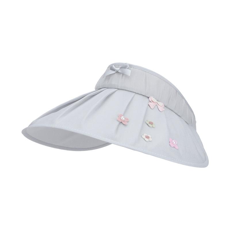 Summer Sunscreen Hat Women's Bow Big Brim Sun Hat Outdoor Travel Versatile Fashion Empty Top Hat