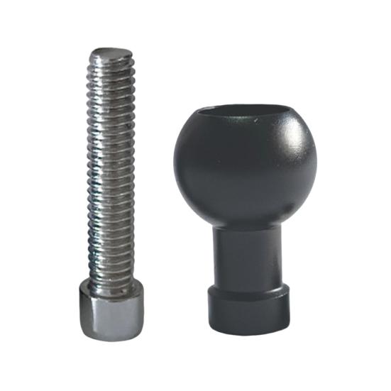 17mm/25mm Kulehodeadapter Enkel Justering M6/M8/M10 Bolt Kulehodeadapter Telefonholder Biltilbehør
