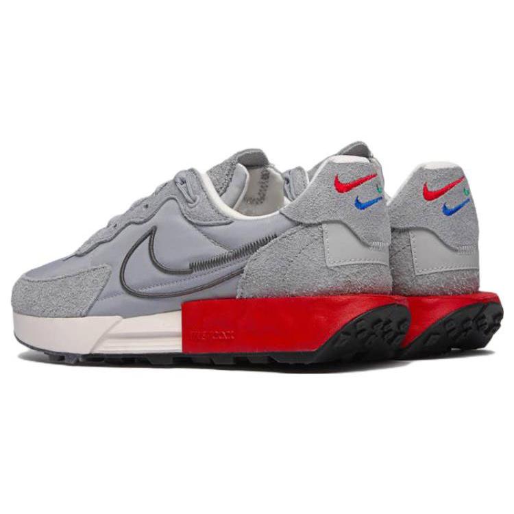 New Nike Fontanka Waffle Grey Red Women's DC3579-003