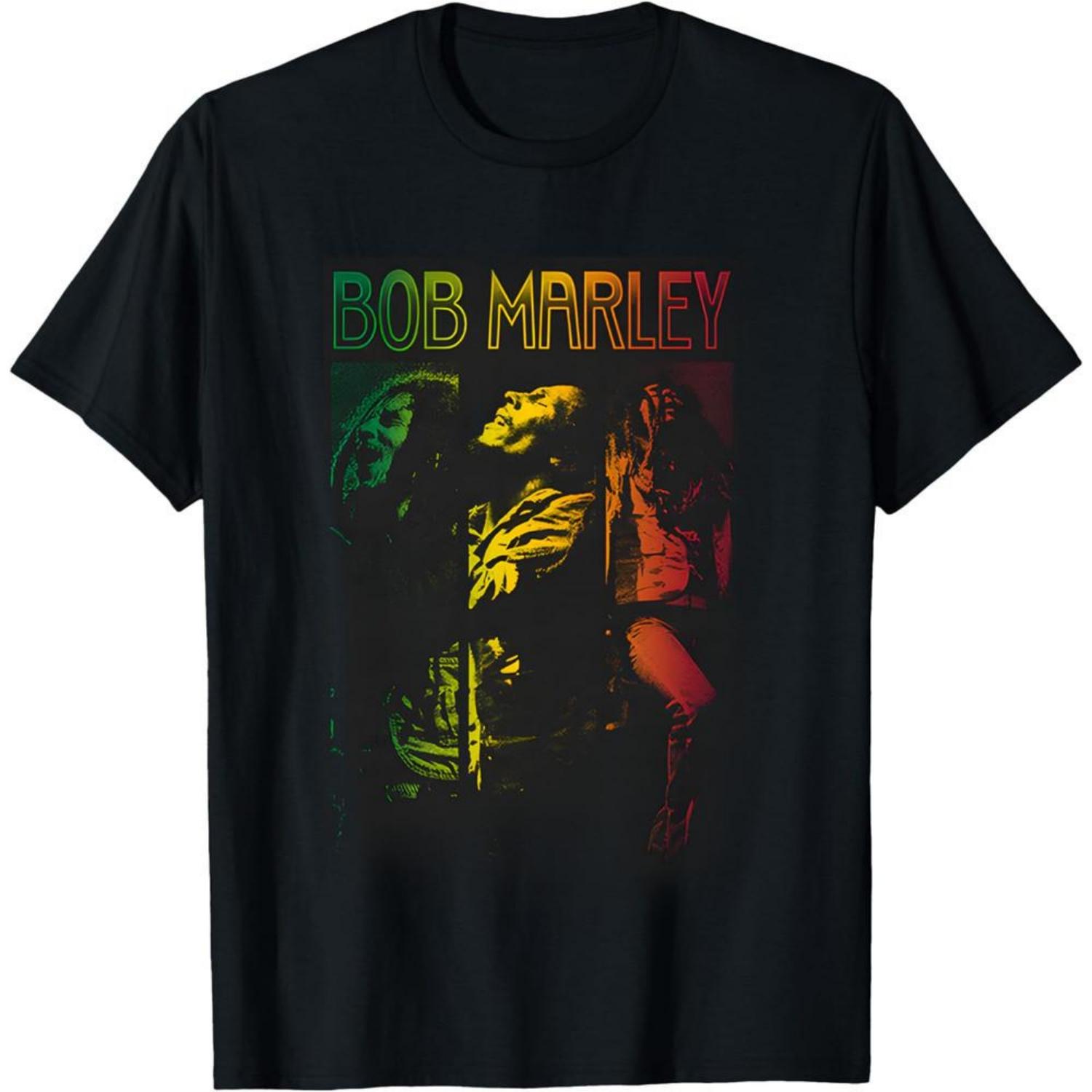 Bob Marley X Island Records Rasta T-Shirt Island Records Shirt Gift For Fans Unisex T-Shirt S