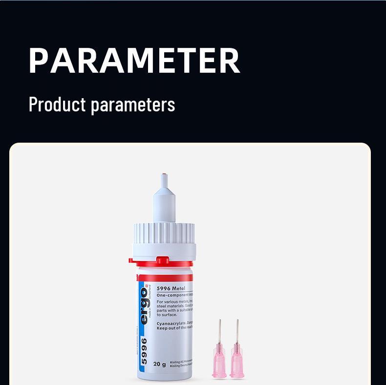 Swiss Metal Glue: Strong Adhesion for Aluminum, Iron, Stainless Steel - Solder-Free Welding Replacement.