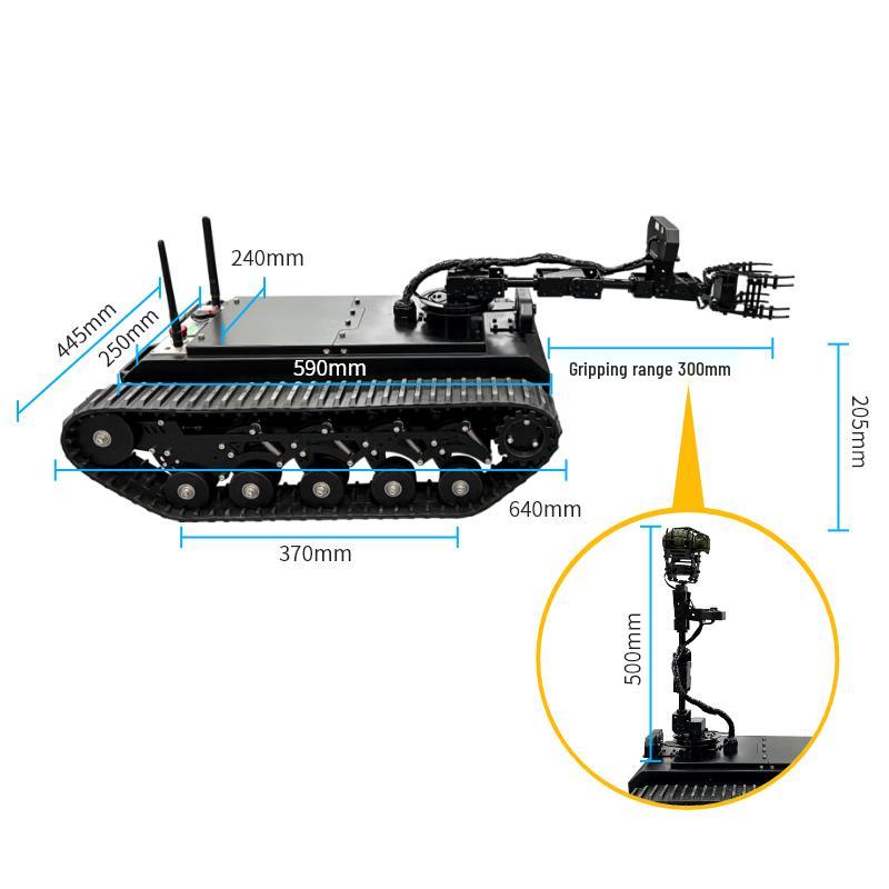 Intelligent Bomb Disposal Robot Arm