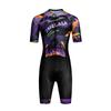 Mens Quick-Dry Cycling Bodysuit With UPF Sun Protection Stretchy Long Sleeve Mountain Bike Road Riding