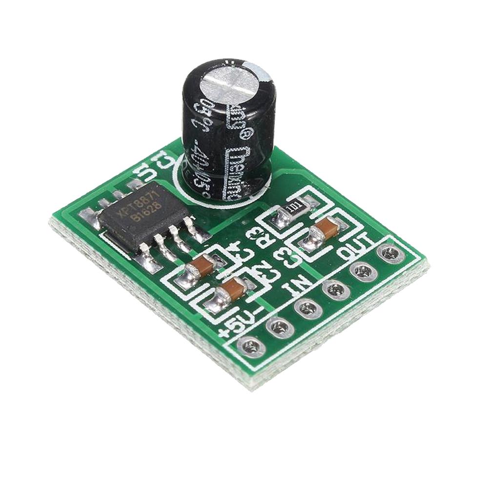 

1/5/10PCS 5W MINI Audio Power Amplifier Board 3-5V XH-M125 XPT8871 Mono Amplifier Module Audio DIY Amplifiers Kit