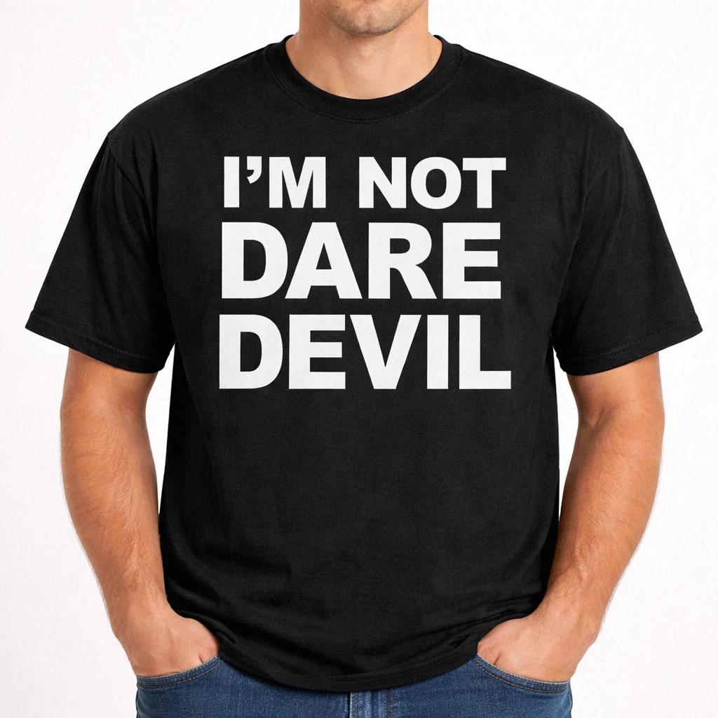 I m Not Daredevil graphic t-shirt, Marvel Daredevil tee, unisex comic shirt XXXL