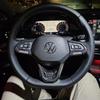 Suitable For Volkswagen VW Golf 8 MK8 R Line GTI 2020 2021 2022 Steering Wheel Cover Trim Interior Accessories Frame Decoration