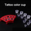 100pc S/M/L Plastic Disposable Microblading Tattoo Ink Cups Tattoo Permanent Makeup Pigment Clear Holder Container Accessory