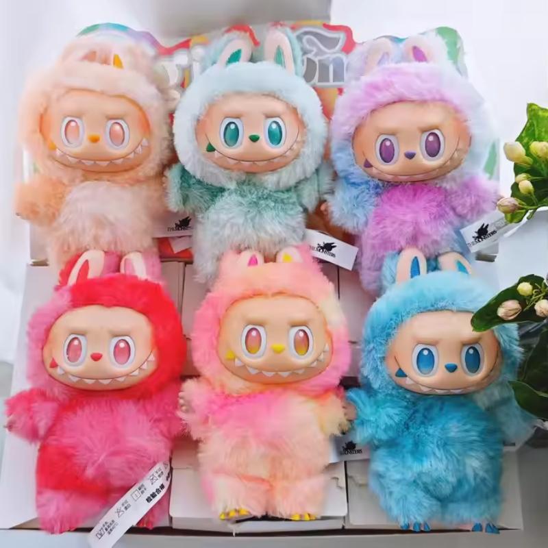 Key Rings Bags & Wallets / Coin Purses & Key Chains / Key Chains Macaron PVC Face Keychain Desktop Cute Cartoon Bag Pendant Decoration Doll Plush Toy