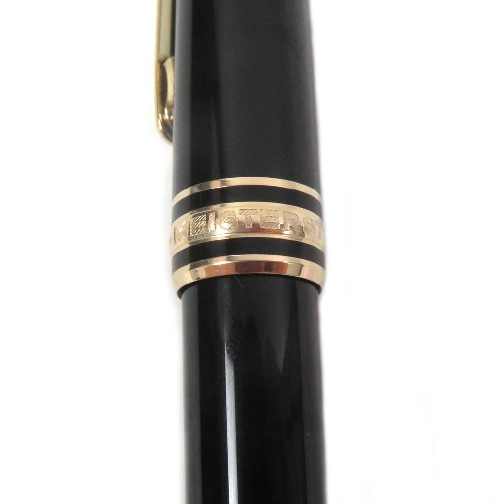 Montblanc Ballpoint Pen Meisterstück Classic Twist Style Black Gold Mens Used
