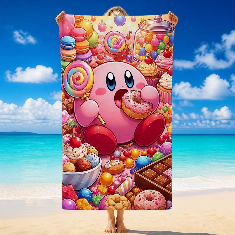 Kirby Quick Dry Microfiber Beach Towel Soft Absorbent Sand Resistant Towel For Beach Pool Travel Summer