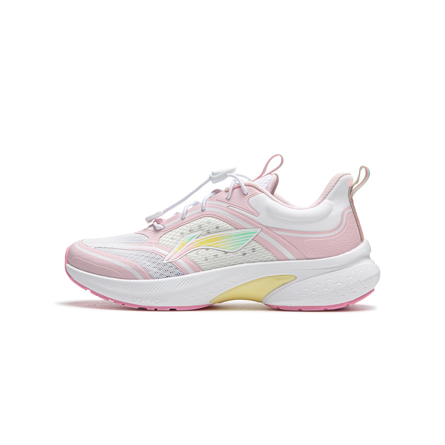 

Кроссовки Li Ning Kids Logo Letter Rebound Low Top для бега Детские кроссовки Pink YKFU044-2 36