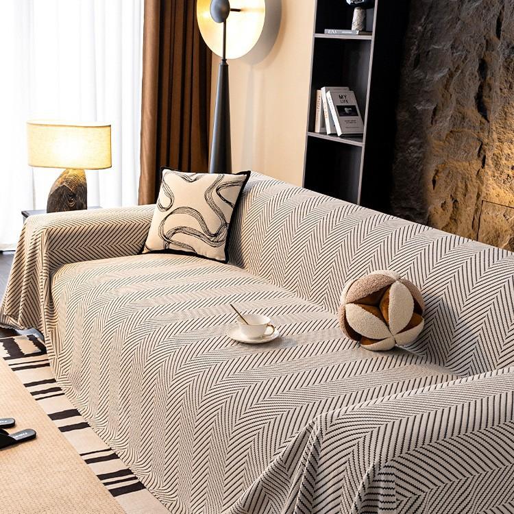 Boho Sofa Überwurf Couchbezug Wohnzimmer Haustier Weich mit Quaste Waschbar Chenille Schutz Sofaüberwürfe Tagesdecke Stilvoll