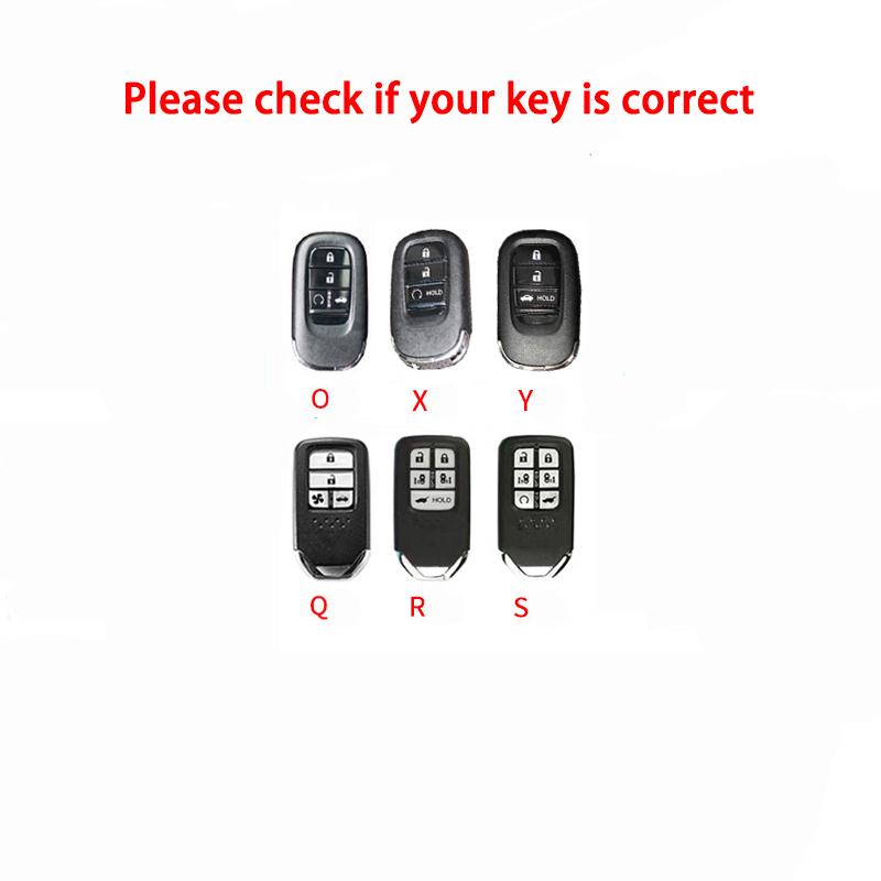 Zinc Alloy Key Fob Cover Suitable Fit For Dongfeng Honda Crv Key Fob Cover 11, 11Th Generation Civic, 10Th Generation Accord Luxury Edition