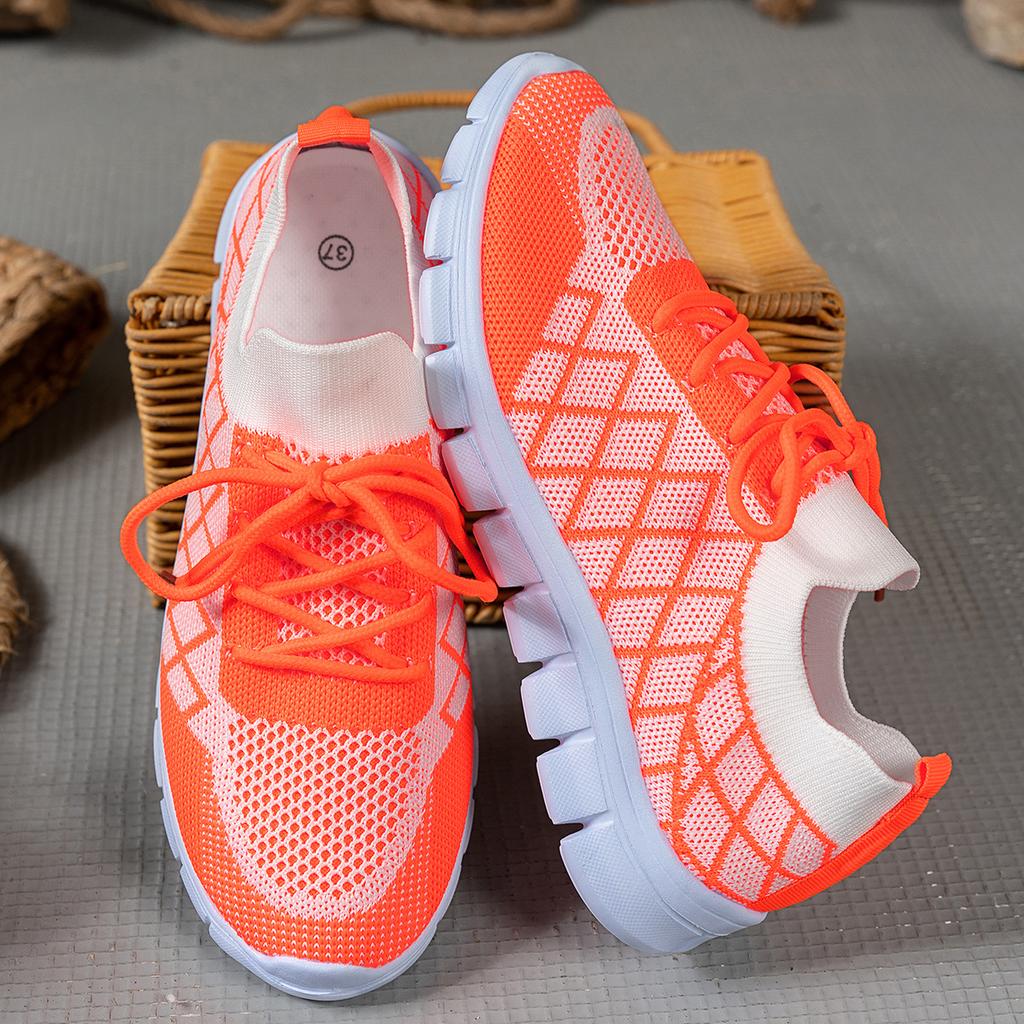 Móda ZapatosTrendy Prodyšné Ležérní Sportovní Boty Ženy Jaro Podzim Nový Styl Dámské Tenisky Všestranný Jednoduchý Design Zapatillas