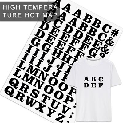 Cut DIY Heat Transfer Vinyl Adhesive Iron On A-Z Alphabet Assorted Color Printing Fabric Clothes T-Shirt Jerseys Craft Supply
