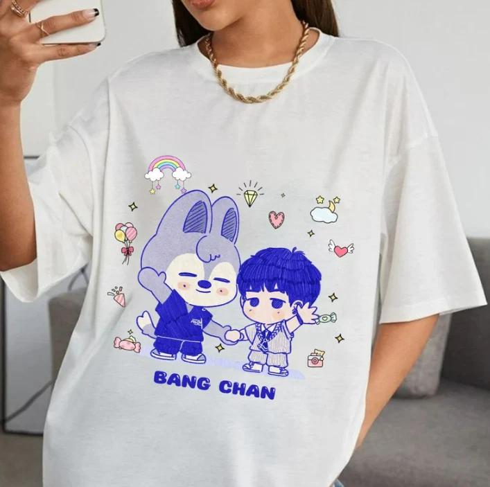 Bang Chan Wolf Chan Stray Kids Skzoo Shirt, 5 Stars Stray Kids Shirt