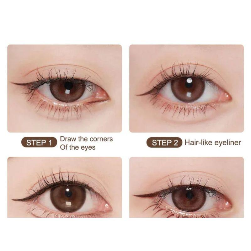 Judydoll - Dünner Flüssiger Eyeliner - 4 Klassische Ultra-Feine Farben