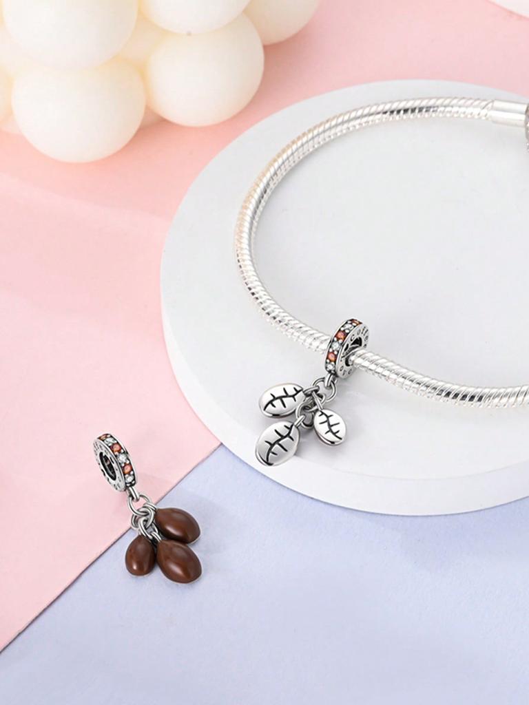 Charms Plata Pumpkin Beer Bottle Ice Cream Cup Beads Copper Plated Fit Charms Original Bracelet For Jewelry Making Diy Charm