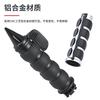 Aluminum CNC Motorcycle Handlebar Grips Harley 25mm Flat Tapered Types Anti-Slip Throttle Assist Grip Cover