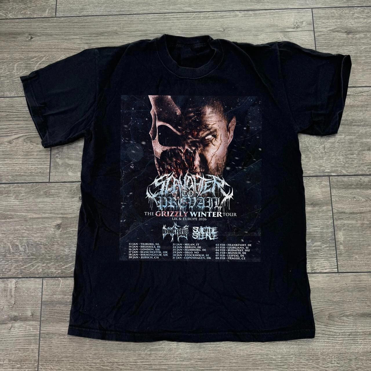 The Grizzly Winter Tour 2026 Dates SLAUGHTER TO PREVAIL Hot Shirt BL2000 XXL