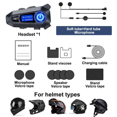 Bezprzewodowe zestawy słuchawkowe Bluetooth do kasków motocyklowych Nowe motocykle automatycznie odbierają połączenia Słuchawki do muzyki Inteligentna redukcja szumów