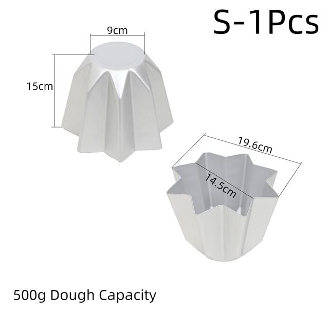 Mold for Baking Anodized Aluminum Decorative Mold Cake Bread Pandoro Jelly Chocolate Muffin Household Goods Kitchen Baking Tools