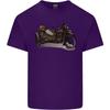 Motorcycle And Sidecar Biker Motorbike Unisexs Light Cotton Tshirt