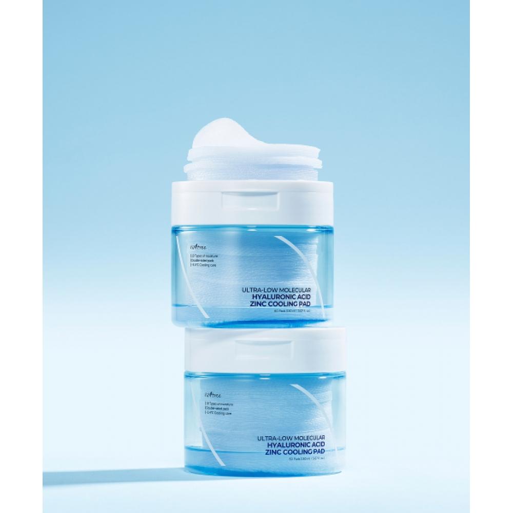 Isntree Hyaluronic Acid Zinc Cooling Pad 60pcs NONE