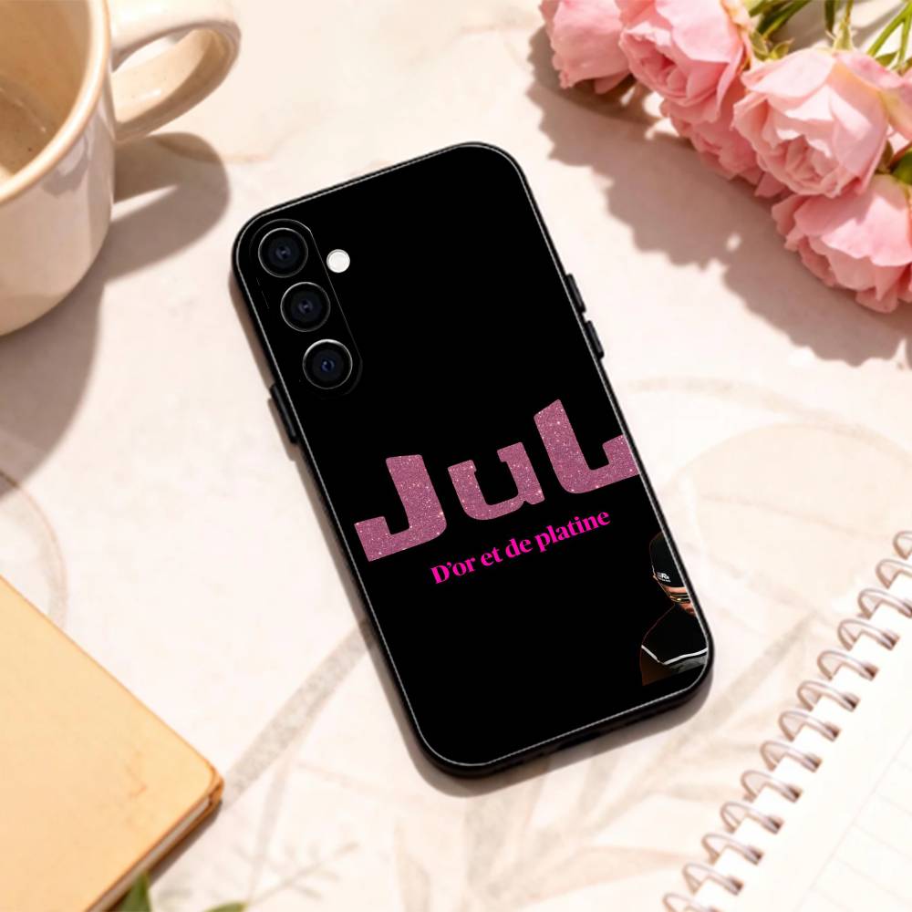 France Jul Rapper phone Case For Samsung Galaxy A73,A72,A71,A70,A53,A52,A51,Others Soft Black Shell