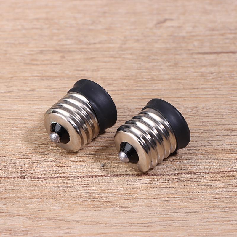 2pcs Metal E17 To E12/ E14 Lamp Holder Led Light Base Converter Screw Bulb Socket Adapter LED Saving Light Halogen Lamp Head