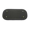 Creative Oval Shape DIY Hand Stitched Woven Bag Cushion Base with Holes Rivet Bottom Accessories