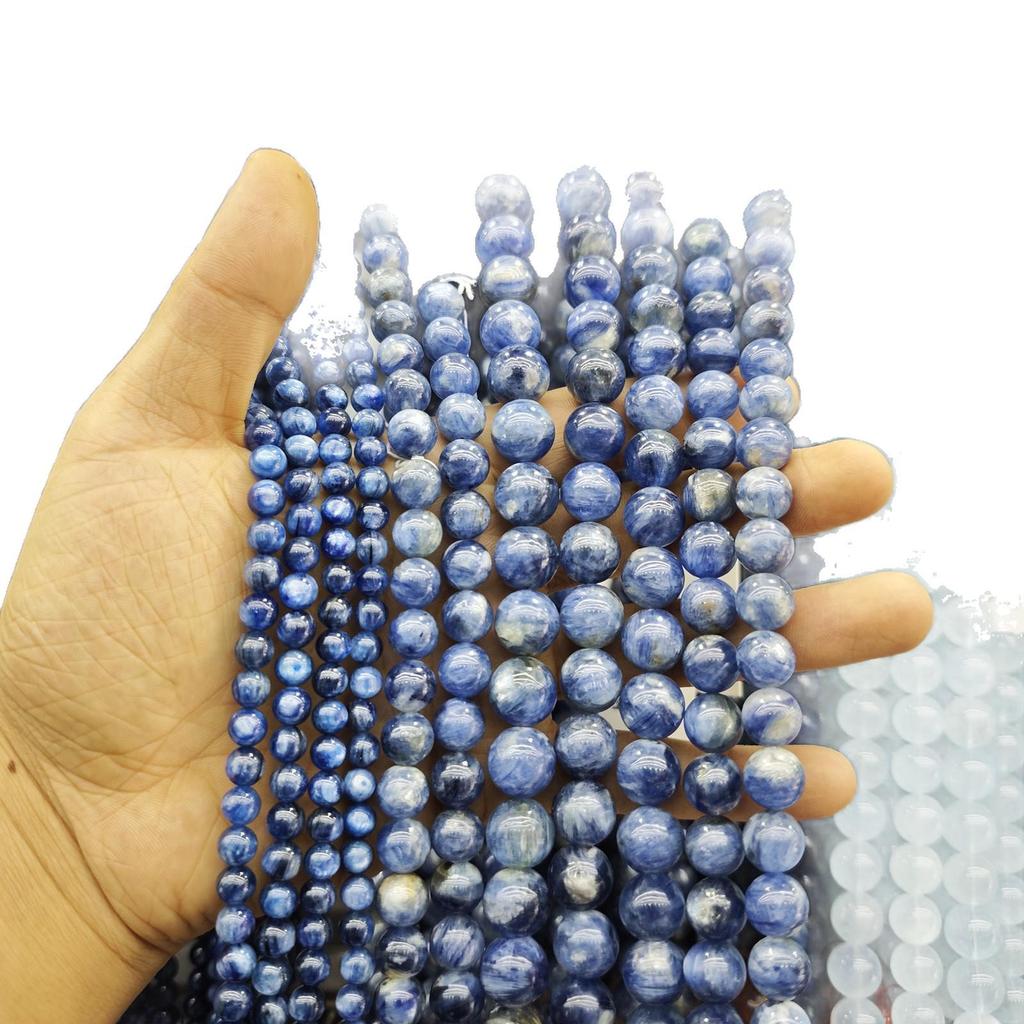 Blue Series Aquamarine & Blue Lace Agate Natural Stone Beads for DIY Jewelry