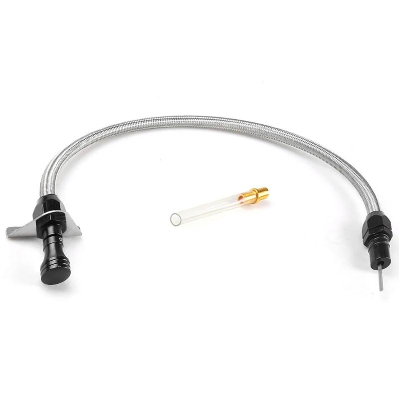 

Щуп для измерения уровня масла трансмиссии, простая установка и замена, гибкий щуп для измерения уровня масла трансмиссии для SBC BBC 350 чёрный