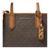 Michael Kors Eliza Logo Tote Bag Women Tote Bags Dark-Brown Acorn-Brown 30F5GZAT0B-BROWN