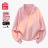 MINISO Women's 2026 New Half-Zip Cropped Sweatshirt