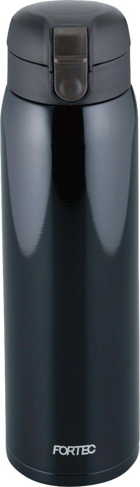 

Wahei Freiz Water Bottle, 800ml, One-Touch Stopper, Black, Fortec Park, RH-1275