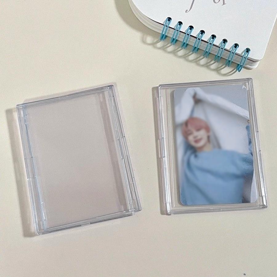 6/12pcs High-transparency Shell Card Case Acrylic Card Cover Idol Photo & Game Card Polaroid Photo Laminated Decoration XJM