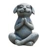 Frog Ornament Resin Material Wealth Luck Symbol Bionic Design Figure Frog Dog Meditation Ornament Indoor Outdoor Decor