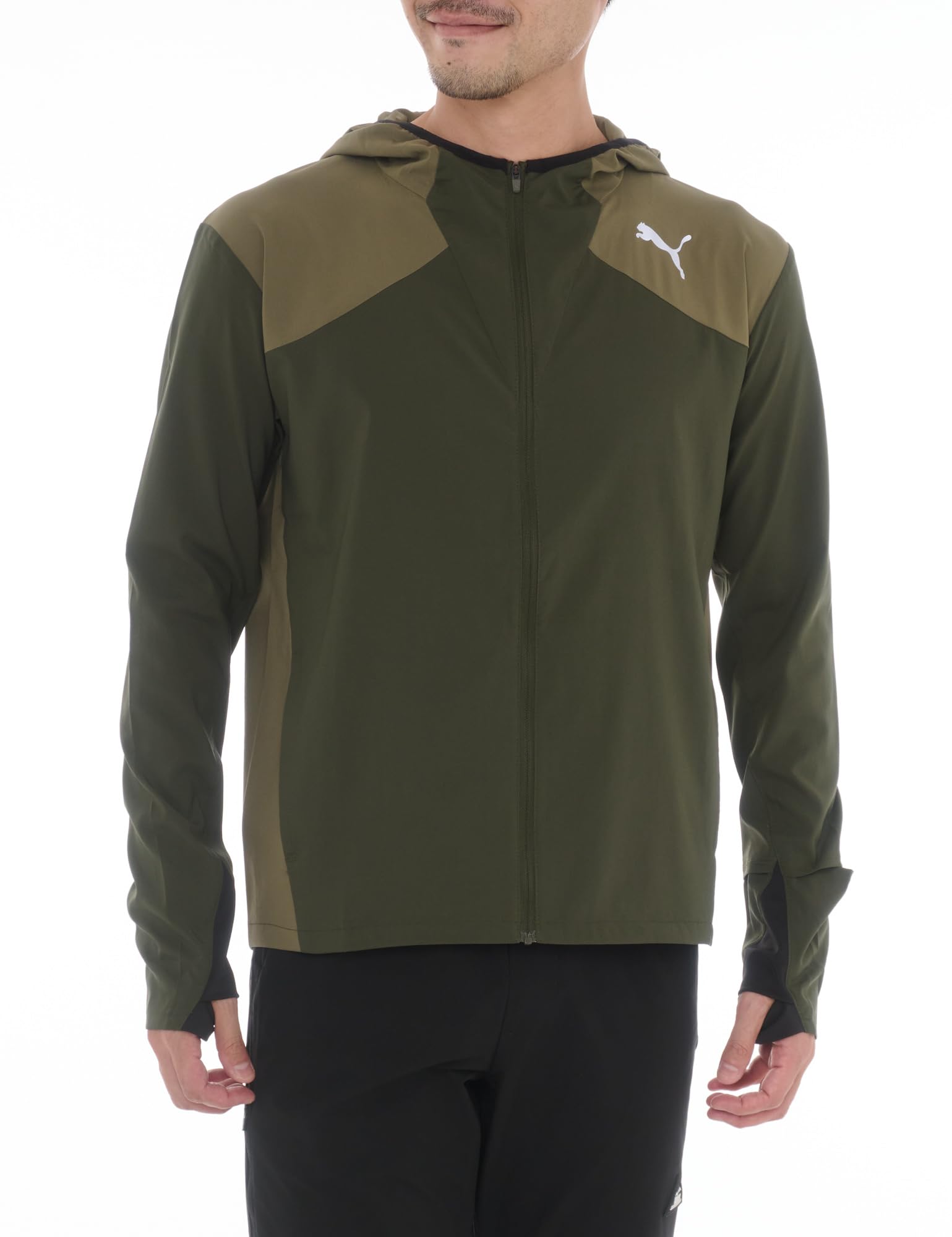 

Ветрозащитная водоотталкивающая верхняя одежда блузон RF Woven Jacket унисекс 526152 24 Цвет Темно-оливковый [PUMA] Осень/Зима (70)