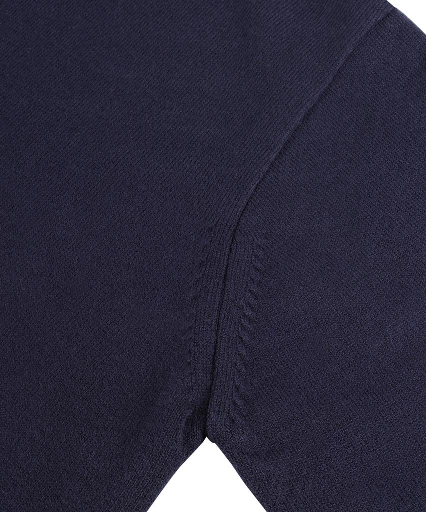 NODU Signature Flower Soft Knit [Navy]