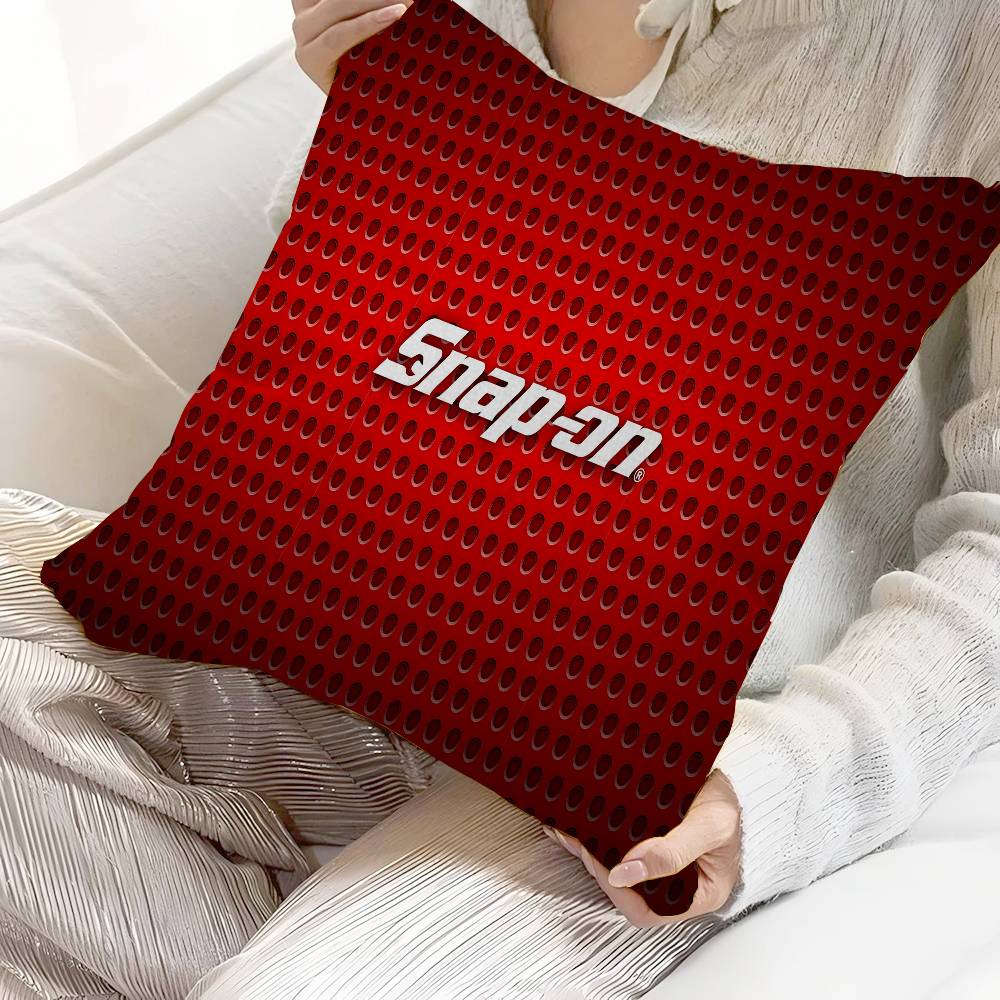 SSnapS On LOGO Cushion Cover Pillow Cover Decor Pillowcase Printed Cushion Case For Couch