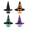Scary Halloween Witch Hats Creepy Ribbon Witch Hats Cosplay Witches Hats Props for Halloween Costume Favors Party Bar Haunted House Decoration