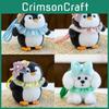 Short Fur Penguin Plushie Keychain Cute Animal Toy For Kids And Couples