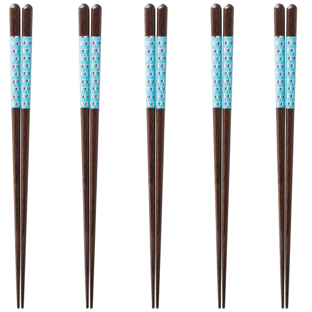 Happy Set of Dishwasher Made in PID9964 J-kitchens Chopsticks, 5, Material Wood, Safe, Japan,