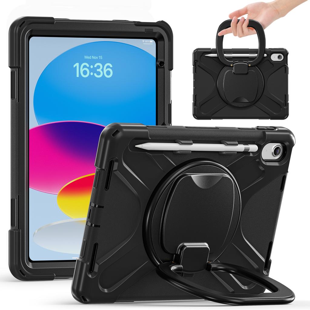 Stand Case Universal For iPad A16 2025 11th 10.9 2022 10th Gen. A3354 A3355 A3356 A2757 A2777 A2696 With Pen Slot Rotating Cover