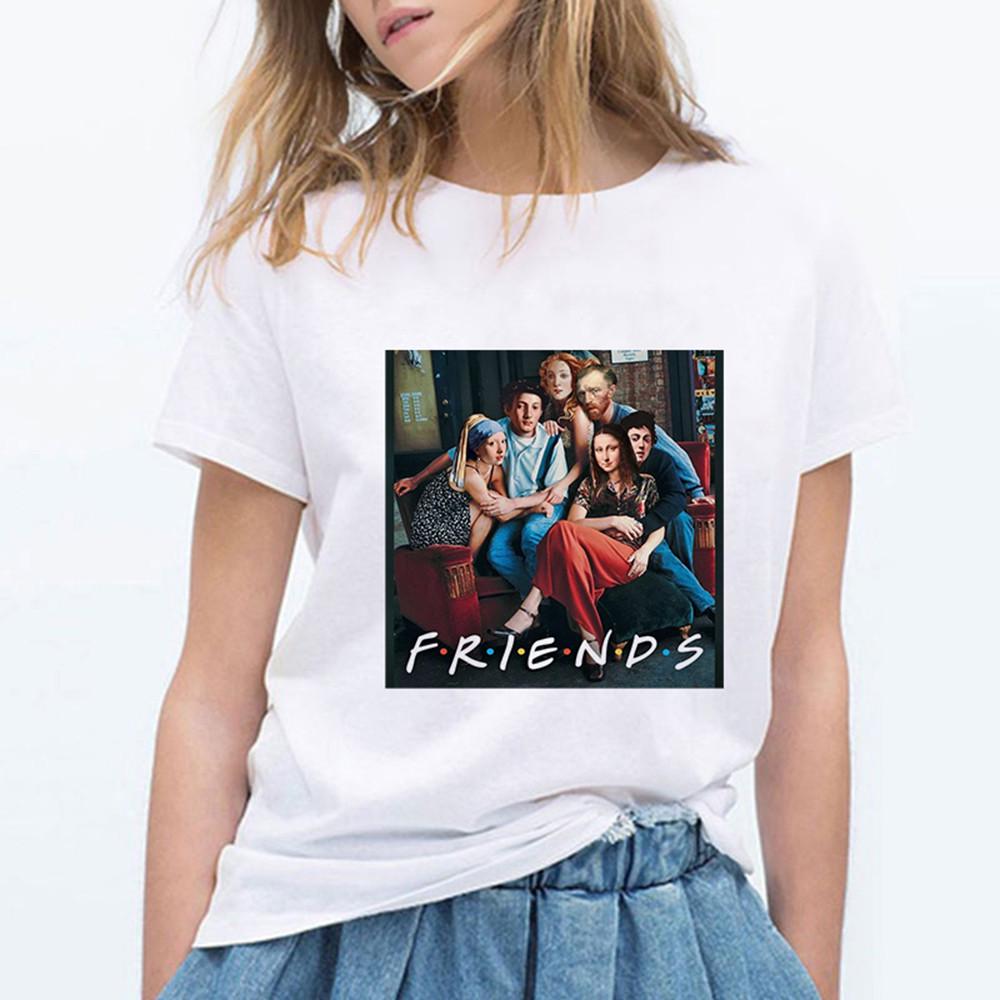 Friends T Shirt I Ll Be There For You Letter Printing Lunoakvo Shirt Friends Tshirt Short
