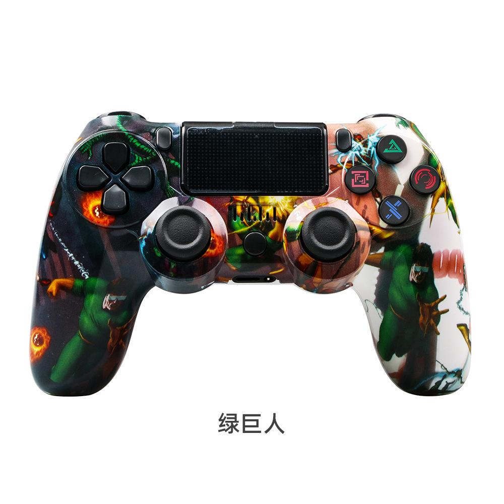 Controller für PS4 Kabelloser Bluetooth-Controller Dual-Vibrations-Gamepad mit Light Bar für PS4-Konsole