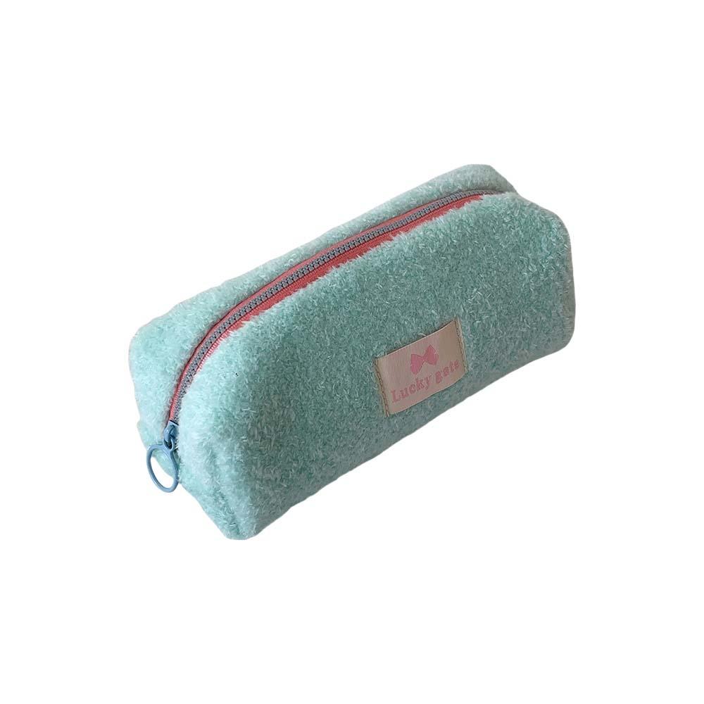 Organizér na psací potřeby Plyšová taštička na psací potřeby Pouzdro na tužky Kosmetická taštička Měkká taštička na tužky